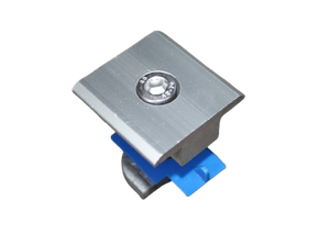 Solar panel Aluminium MID-clamp bracket for P2000-galvanised or Aluminium solar panel mounting rails.