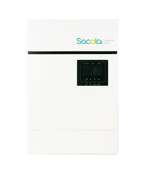 Sacolar - WiFi compatible- 5KVA / 5KW Pure Sine Wave Axpert Type 48V Inverter / 100A High Voltage MPPT / Parallel