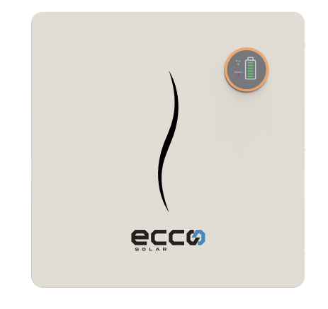 ECCO ELV51100 51.2V Lithium battery with 100Ah 5.12kWh for floor stand or wall-mount