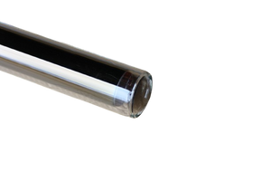 Evacuated tubes suitable for low-pressure solar geyser applications.