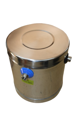 5L Stainless steel auxiliary tank for low-pressure solar geysers.