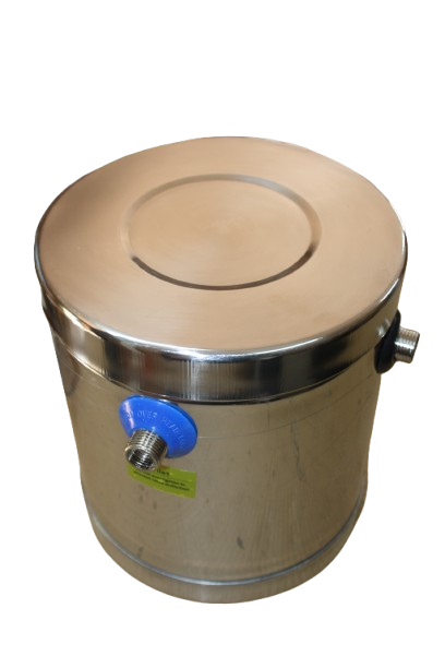 5L Stainless steel auxiliary tank for low-pressure solar geysers.