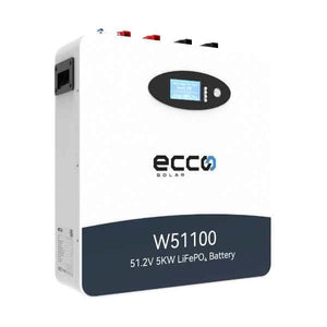 Ecco W51100 5.12 kWh 51.2V 100Ah Lithium Battery