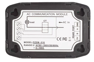Single Phase AC Universal Electricity Smart Panel Power Meter RS485