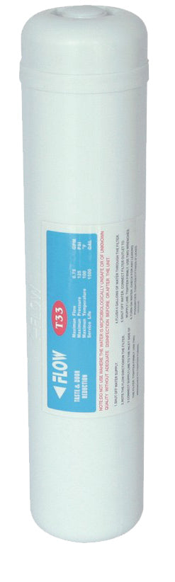 Activated carbon water filter cartridge (T33B)